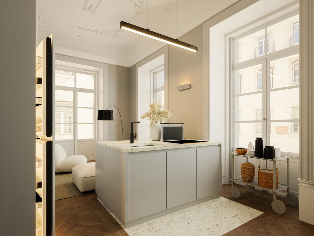 2 bedroom apartment with balcony in Downtown Lisbon 209379081