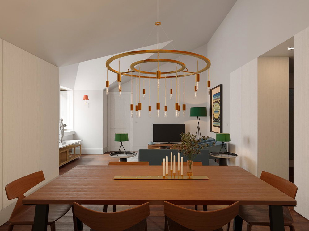 1 bedroom apartment with terrace inserted in new development in Belém