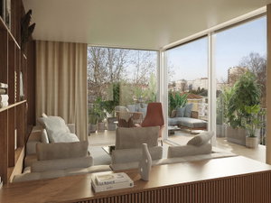 4 + 1 bedroom flat with terrace