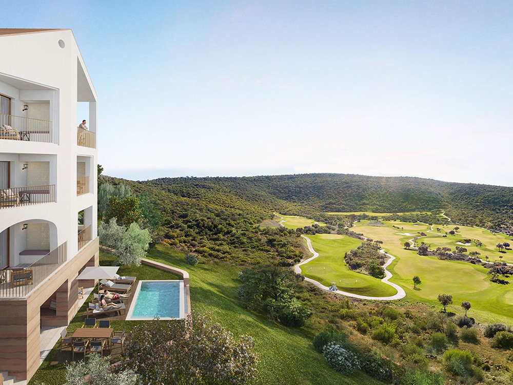 2 bedroom apartment inserted in luxury resort in Loulé