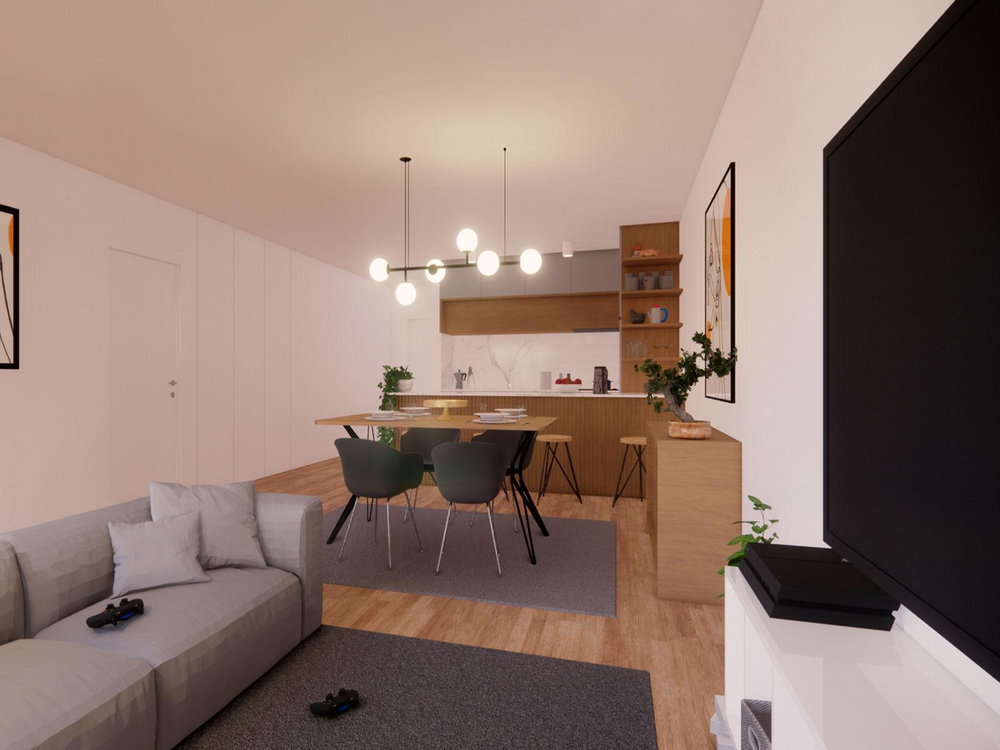 3 bedroom apartment in new development in the center of Matosinhos 1387810344