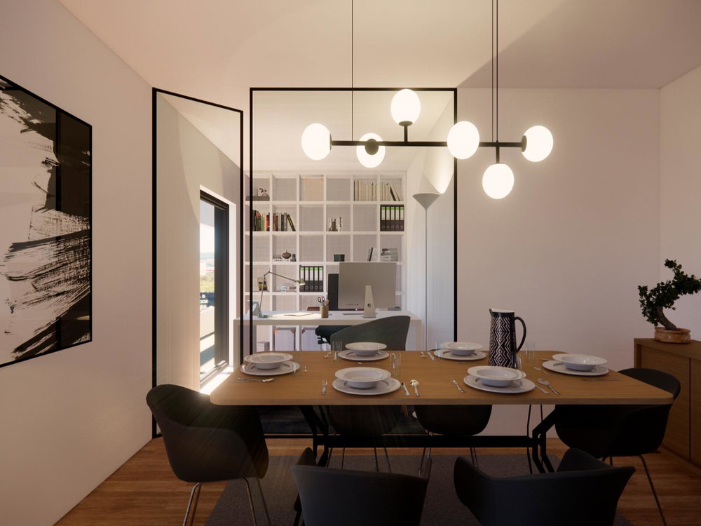 3 bedroom apartment in new development in the center of Matosinhos