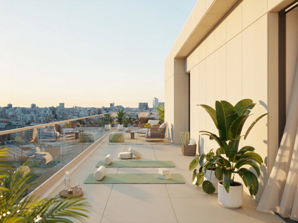 4 bedroom apartment, with balcony in Avenidas Novas, Lisbon