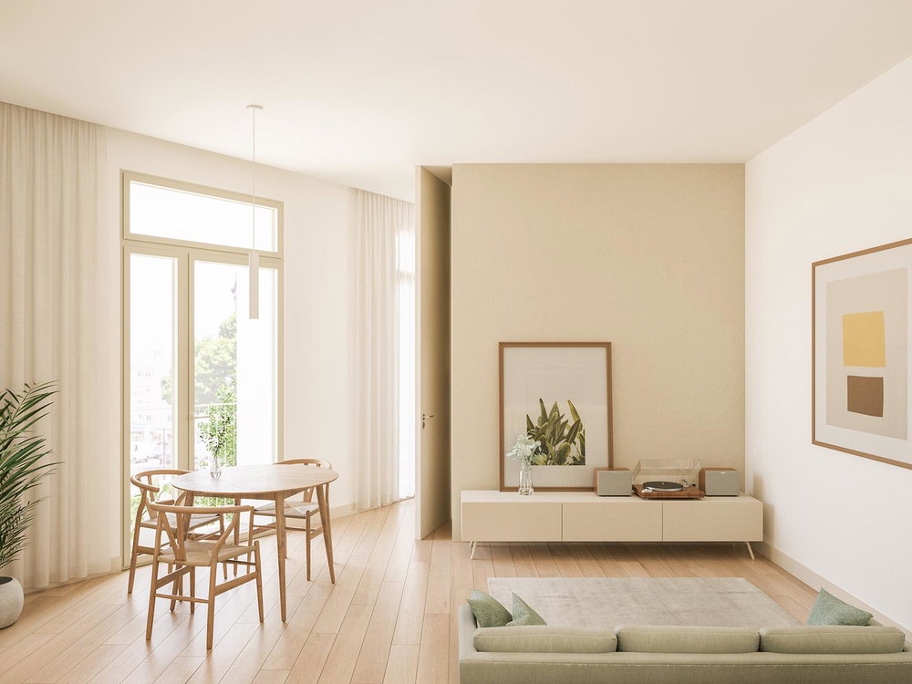 Studio with balcony in new development in Praça de Chile 3411365161