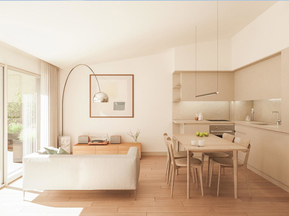 Studio with balcony in new development in Praça de Chile 3411365161