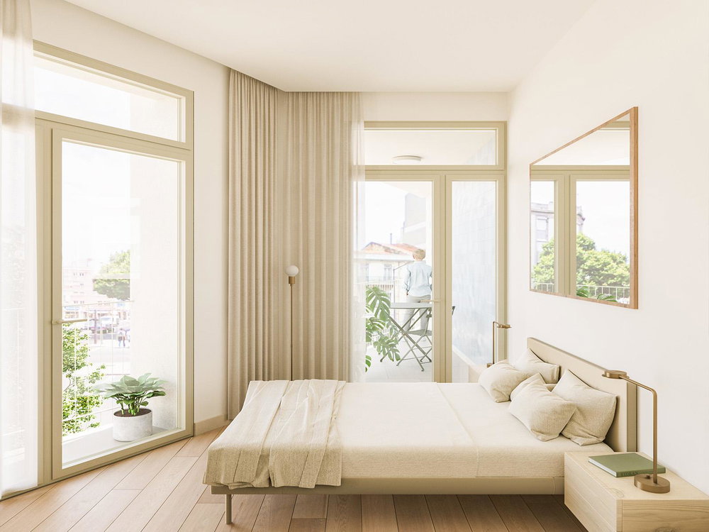 Studio with balcony in new development in Praça de Chile 3411365161