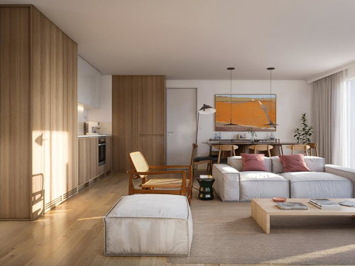 1 bedroom apartment with balcony in new development, Alcácer do Sal