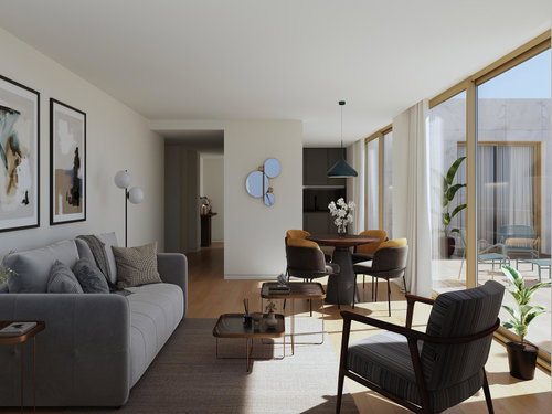 3 bedroom apartment with outdoor area and parking space, next to the beach of Matosinhos