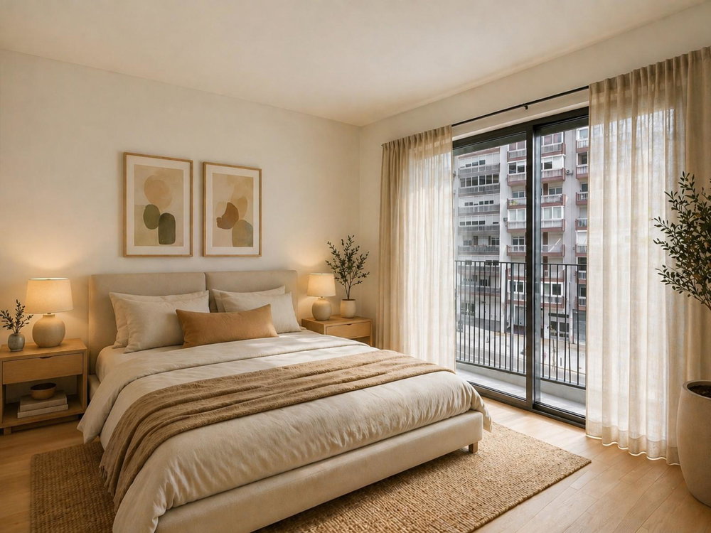 4 bedroom apartment with balcony and parking in Campo Grande