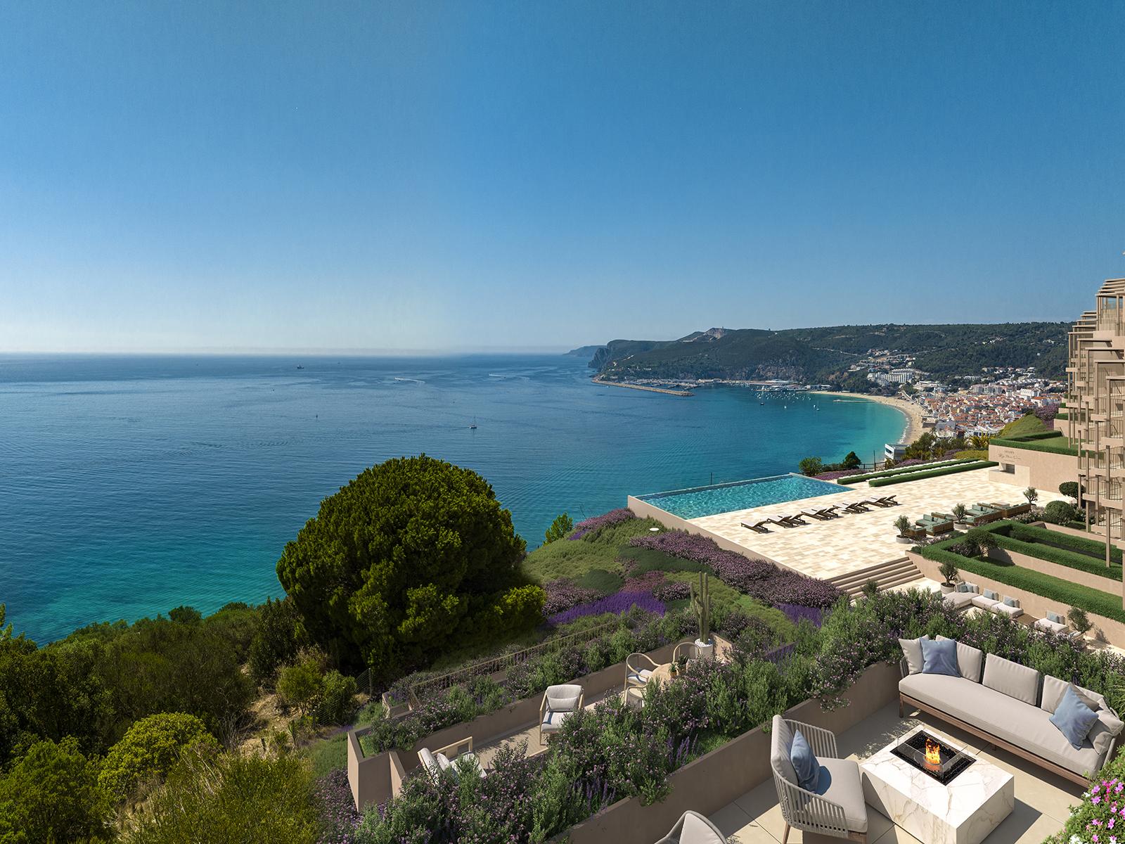 1 bedroom apartment with terrace in new development in Sesimbra