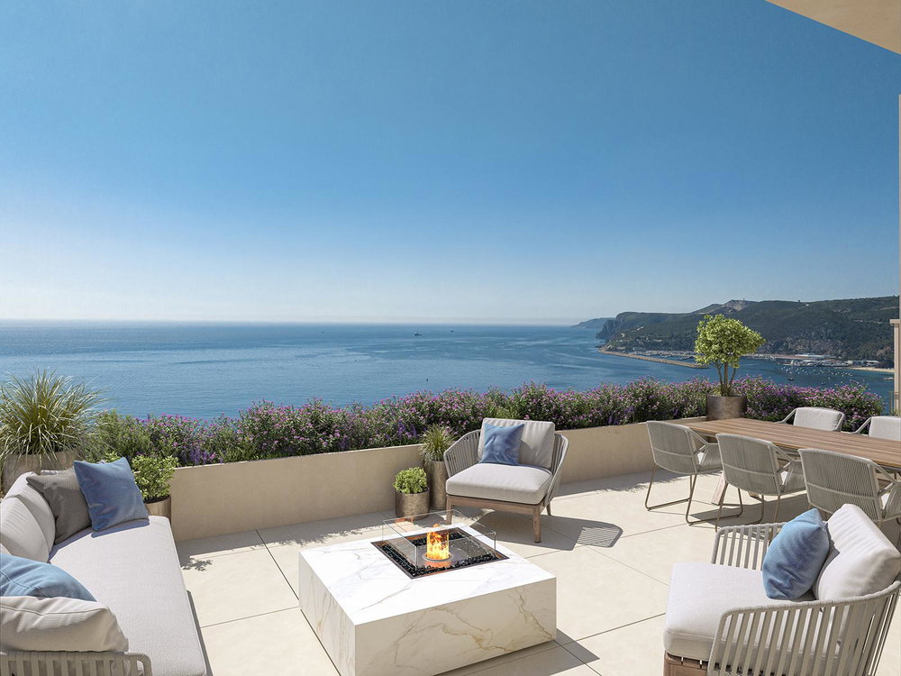 Studio with terrace in new development in Sesimbra