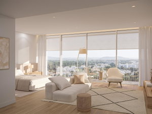 2 bedroom apartment with balcony and parking space, inserted in new private condominium in Vilamoura