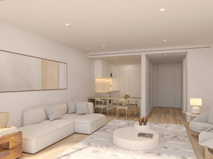 2 bedroom apartment with balcony and parking space, inserted in new private condominium in Vilamoura