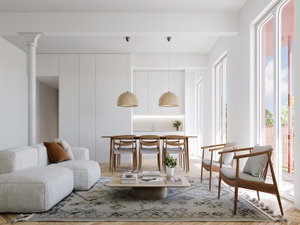 3 bedroom duplex apartment in new development in Beato, Lisbon