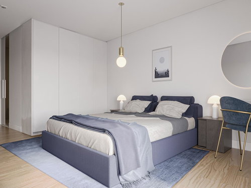 3 bedroomS apartment with balcony in the latest condominium in Porto