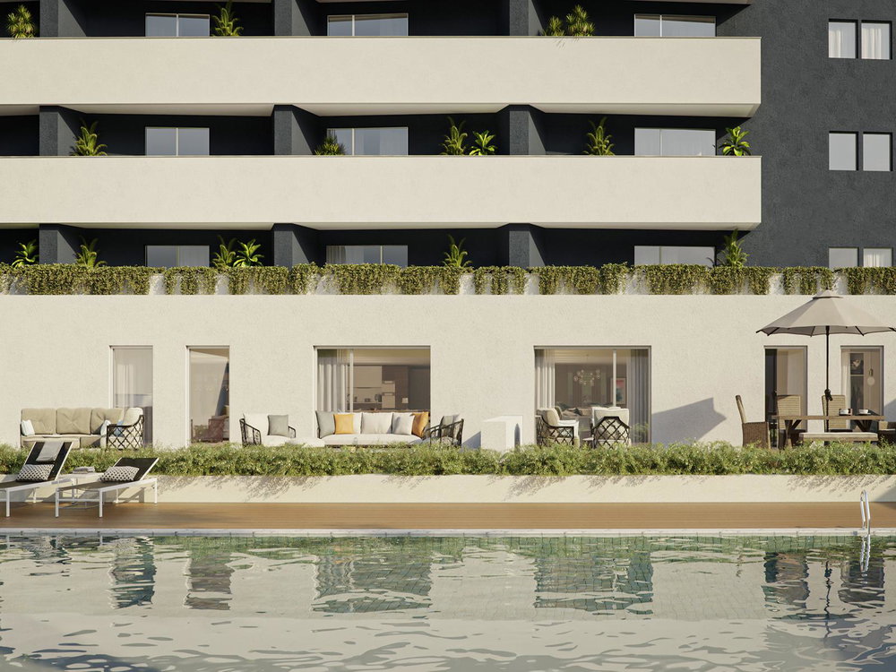 3 bedroomS apartment with balcony in the latest condominium in Porto