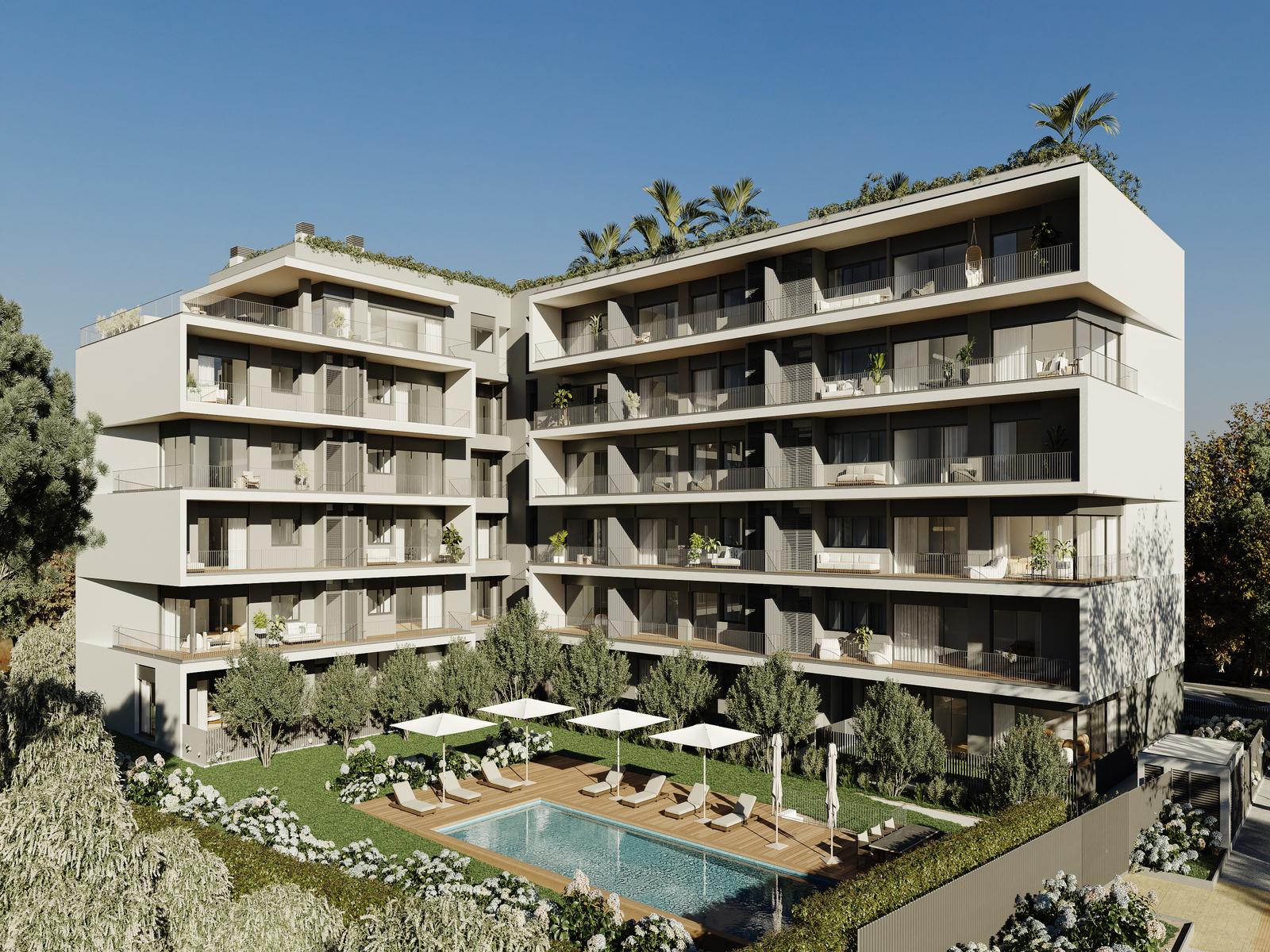 3 bedroom apartment with balcony in a new development in Carcavelos