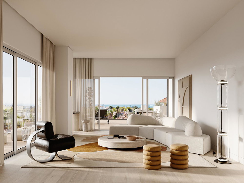 2 bedroom apartment with balcony in a new development in Carcavelos