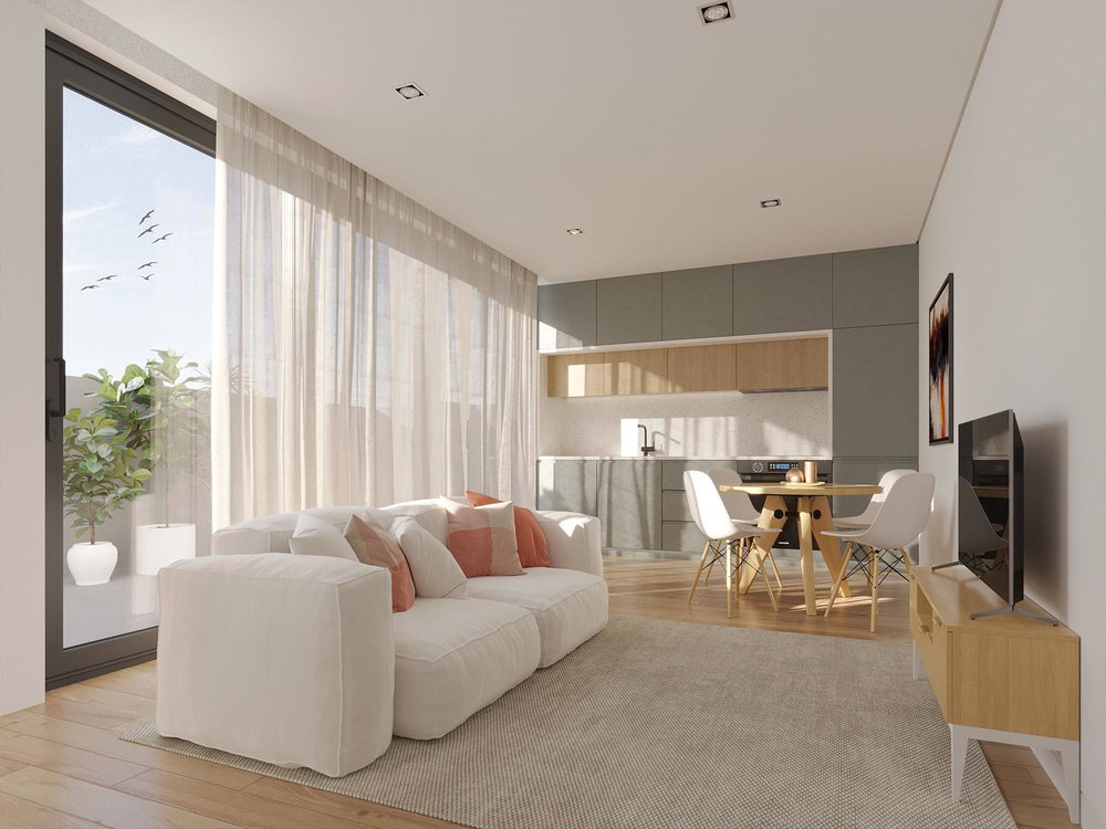 1 bedroom duplex apartment with balcony and parking space, in Santos Pousada 494657459