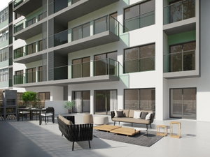 2 bedroom apartment with balcony in new development in Cacilhas