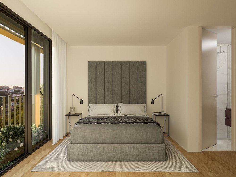 3 bedrooms apartment with outdoor area. next to the Douro Marina