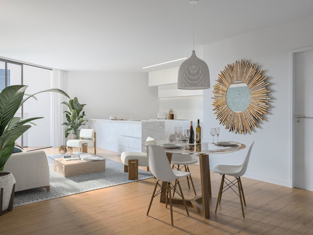 2 bedroom apartment with balcony in a new development in Olhão Marina