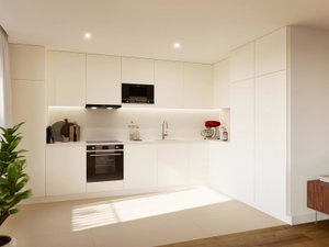 3 bedroom apartment with balcony inserted in new premium development in Antas