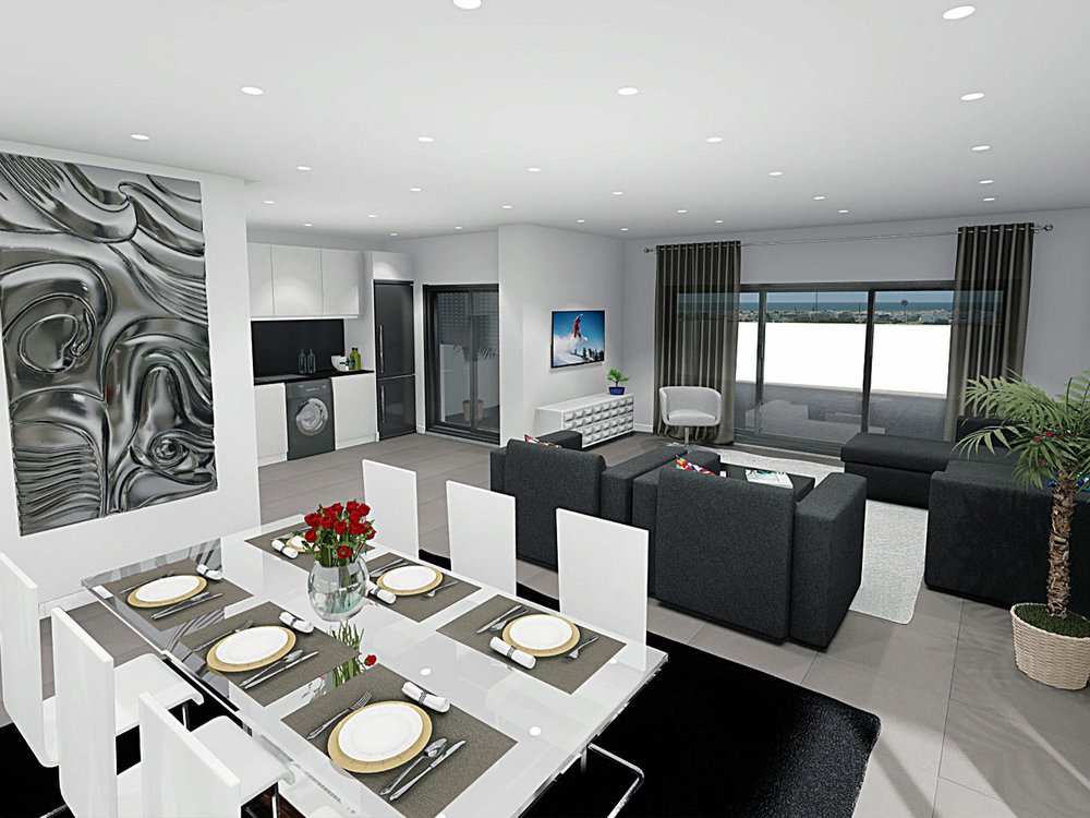 2 bedroom apartment with balcony in a new development in Tavira 3593953653