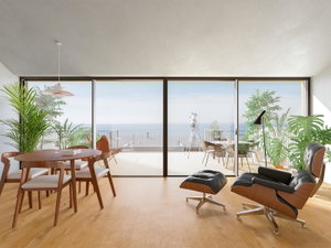 3 bedroom duplex flat with sea view in Foz