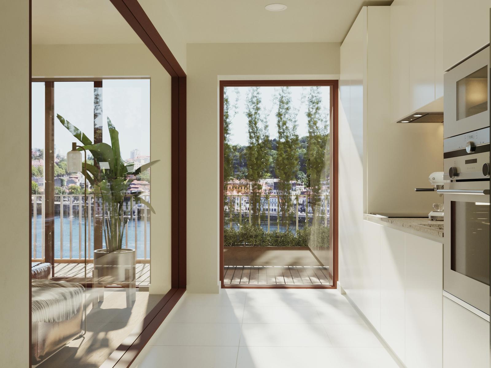5 bedroom flat with pool balcony and river view