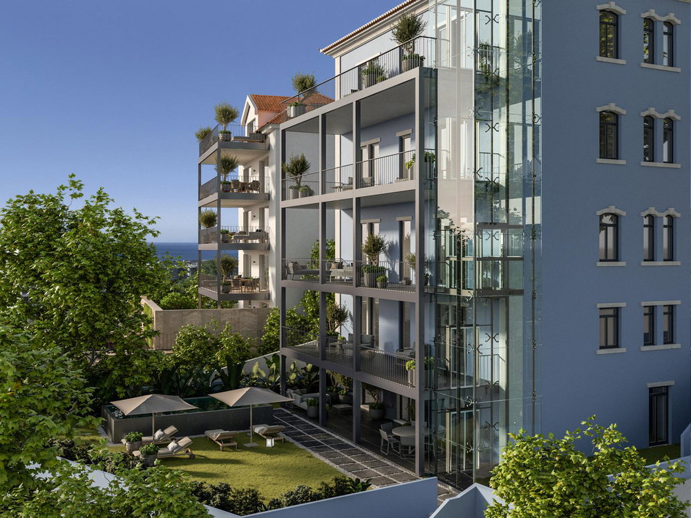 5 bedroom flat with terrace in new development in Monte Estoril 3038624925