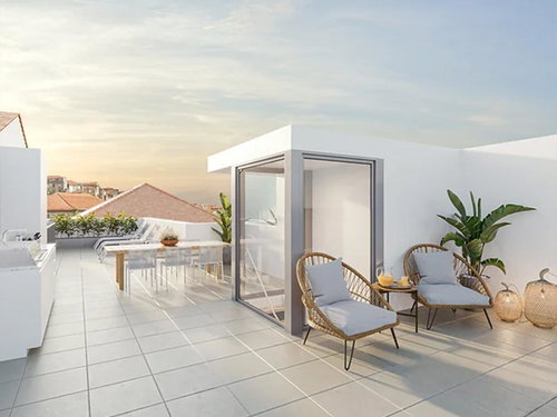 1 bedroom duplex flat with terrace and garage next to Jardim do Morro 2555974151