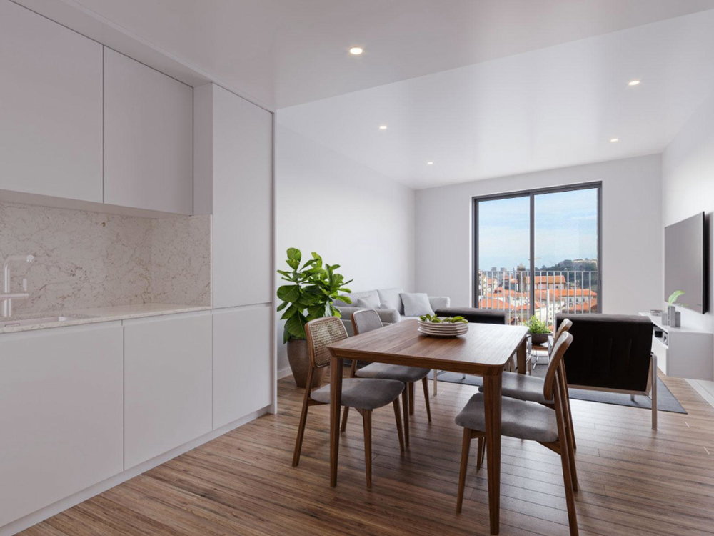 1 bedroom duplex flat with terrace and garage next to Jardim do Morro 2555974151
