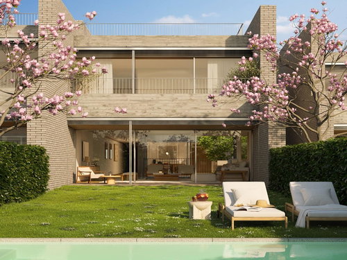 4+1 bedroom villa with garden in a new gated community in Foz Velha