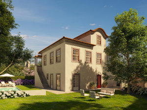 4+1 bedroom villa with garden in a new gated community in Foz Velha