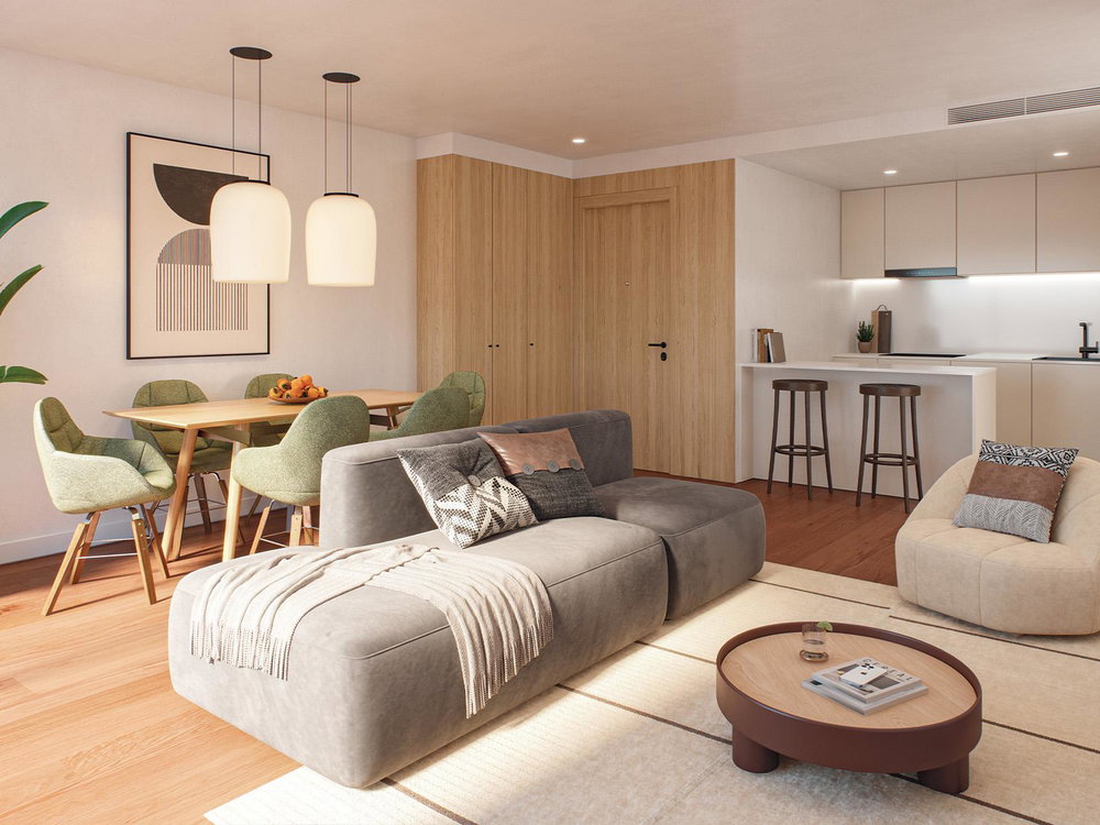 1 bedroom flat in Alameda das Antas
