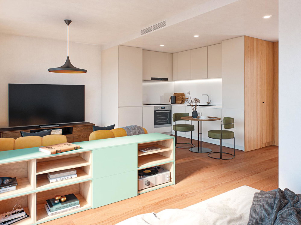 1 bedroom flat in Alameda das Antas