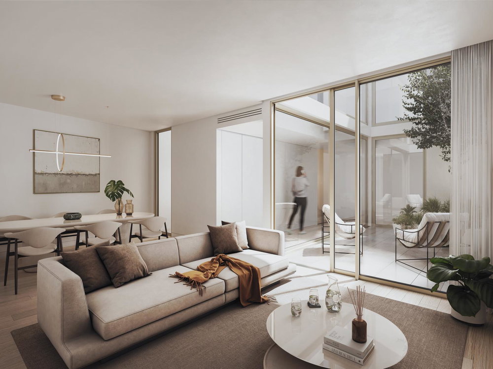 2 bedroom flat with balcony in a new development in Avenidas Novas