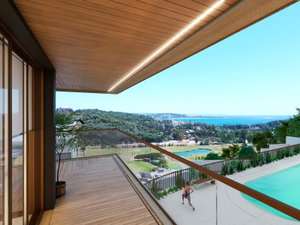 3 bedroom flat with balcony in a new development in Jamor
