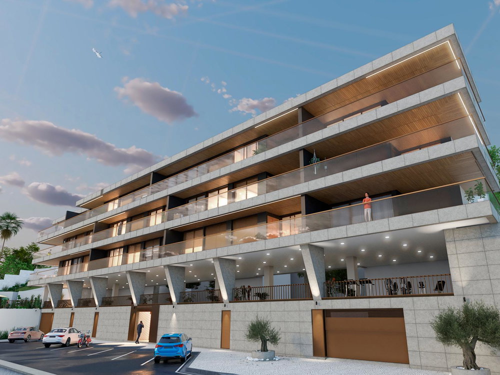 3 bedroom flat with balcony in a new development in Jamor