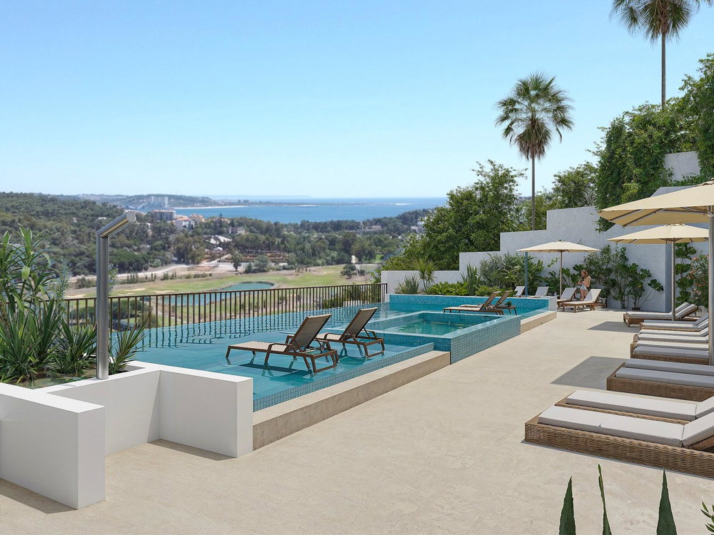 3 bedroom flat with balcony in a new development in Jamor