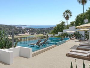 3 bedroom flat with balcony in a new development in Jamor