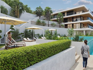 2 bedroom flat with balcony in a new development in Jamor