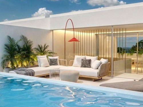 4 bedroom villa with rooftop and swimming pool, in a new condominium in Vilamoura