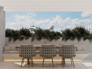 4 bedroom villa with rooftop and swimming pool, in a new condominium in Vilamoura