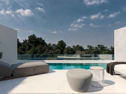 4 bedroom villa with rooftop and swimming pool, in a new condominium in Vilamoura