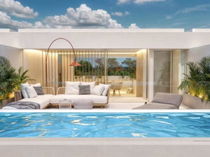 4 bedroom villa with rooftop and swimming pool, in a new condominium in Vilamoura