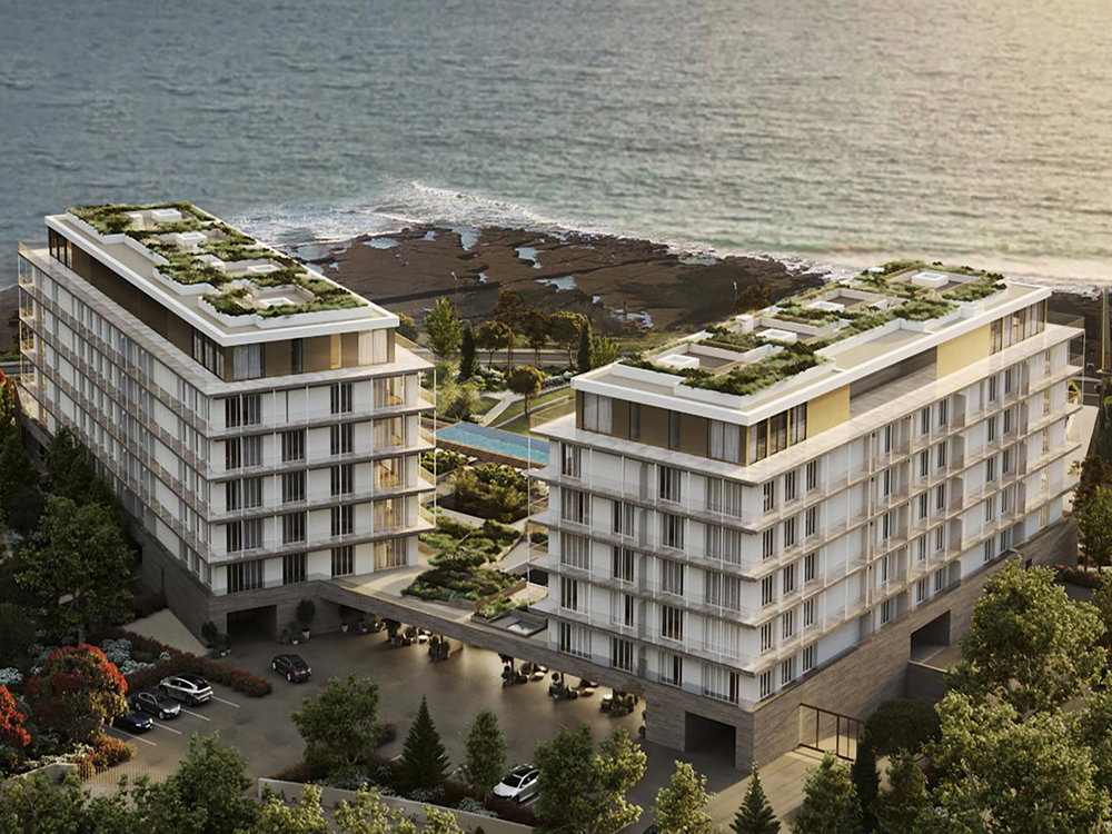 2 bedroom flat with balcony in new development on the coast of Cascais