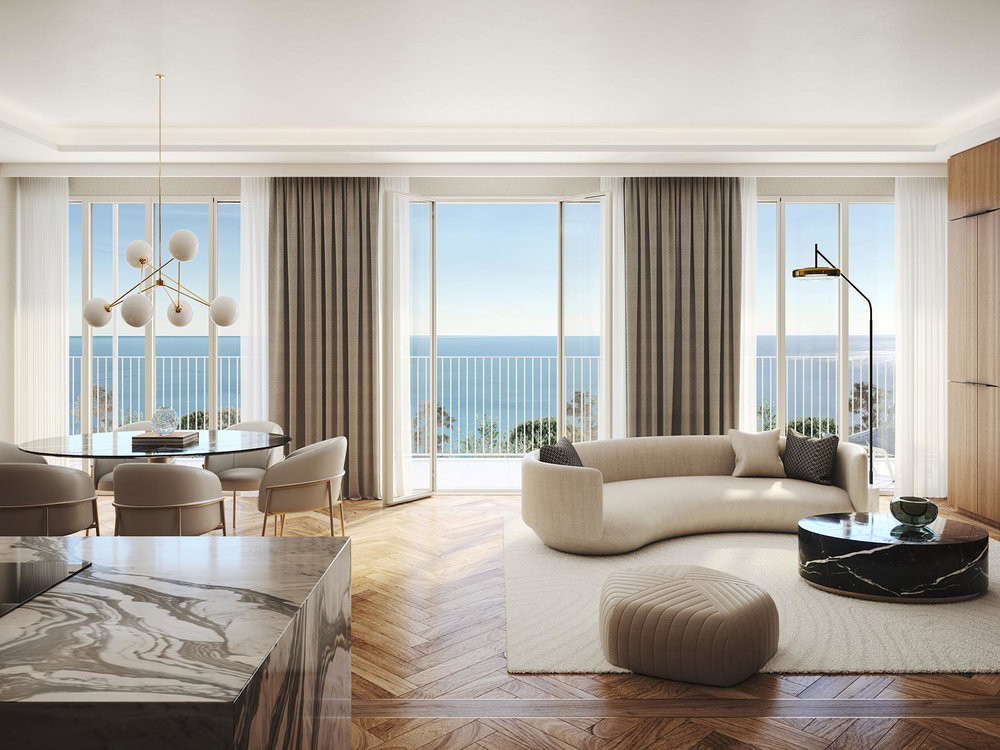 2 bedroom flat with balcony in new development on the coast of Cascais