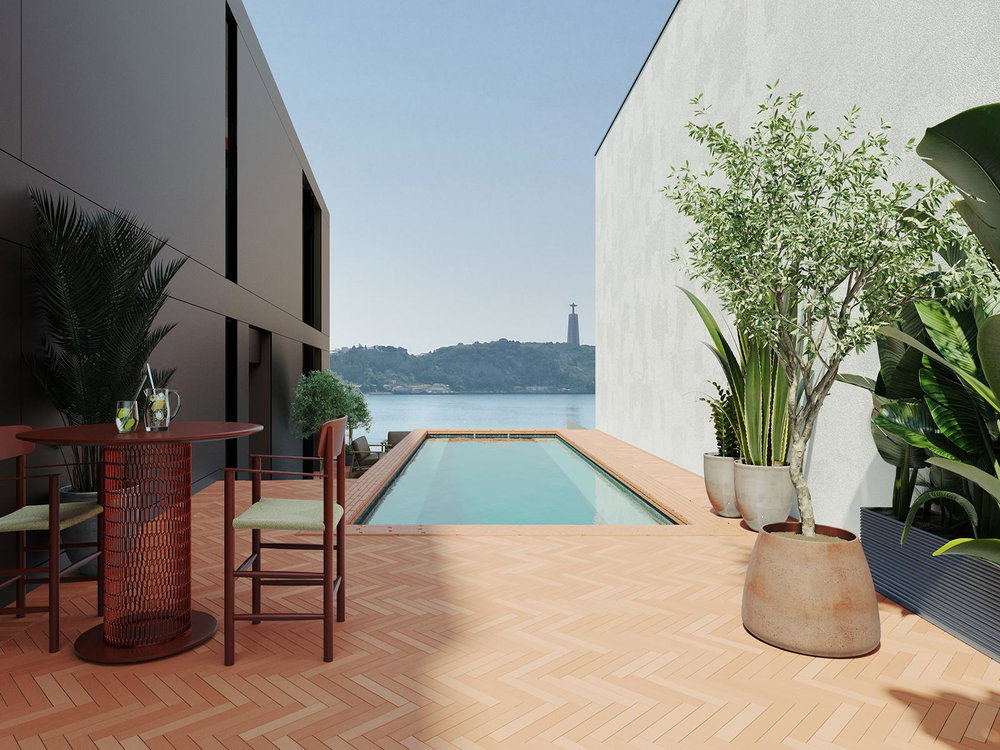 3 bedroom flat with balcony in new development in Santos, Lisbon 2634160040